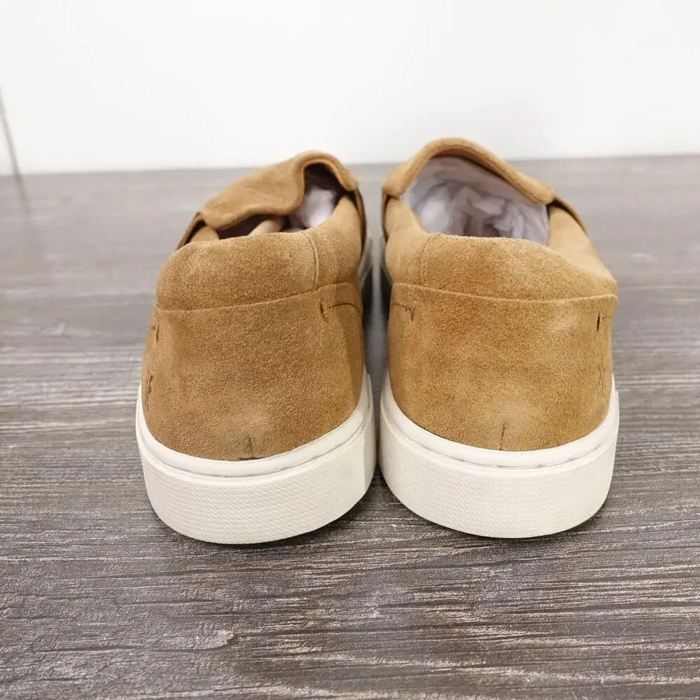 Frye Shoes‎ Womens Size 6 Brown Ivy Slip On Swan Suede Flats Casual Toffee